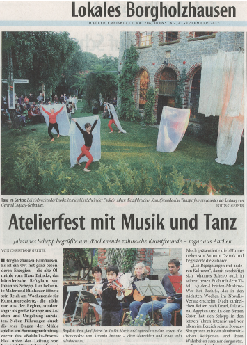 Artikel aus dem Haller Kreisblatt vom 04.09.2012